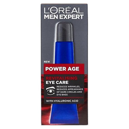 L'Oreal Men Expert Power Age Revitalising Eye Care Cream 15ml (Case of 6)