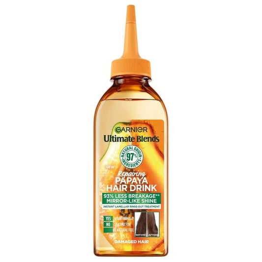 (LT) Garnier Ultimate Blends Repairing Papaya Hair Drink 200ml (Case of 6)