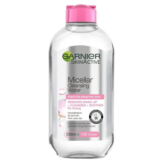 (LT) Garnier Skin Active Micellar Cleansing Water Sensitive 200ml (Case of 6)