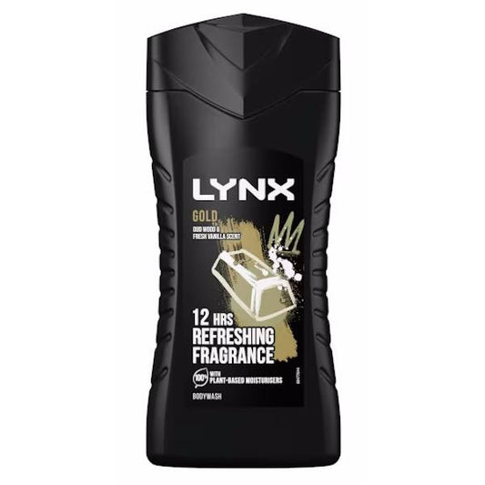 Lynx Gold Bodywash 225ml (Case of 6)