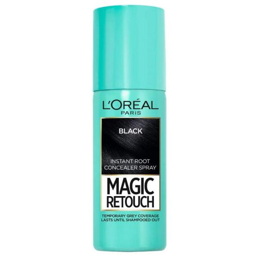 (LT) L'Oreal Magic Retouch Instant Root Concealer Spray Black 75ml (Case of 6)