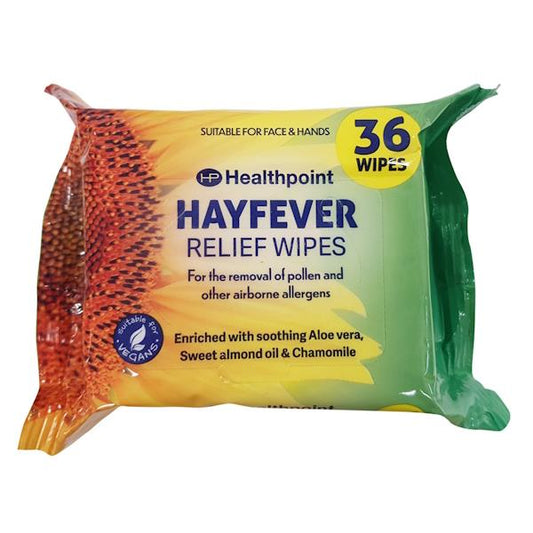 Healthpoint Hayfever Relief Wipes 36 Wipes (Case of 12)