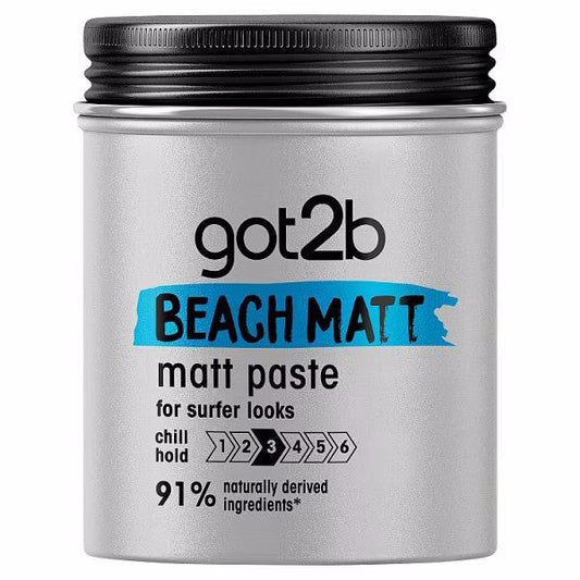 Schwarzkopf Got2b Beach Matt Matt Paste 100ml (Case of 6)