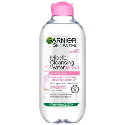 Garnier Skin Active Micellar Cleansing Water Sensitive 400ml (Case of 6)