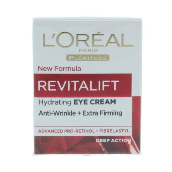 L'Oreal Revitalift Hydrating Eye Cream 15ml (Case of 6)