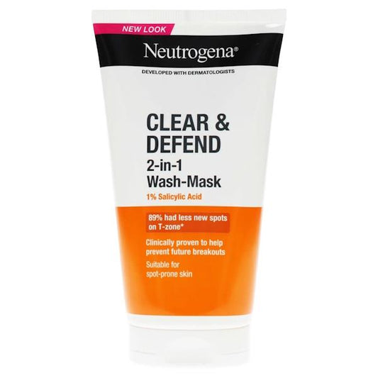 Neutrogena Clear & Defend Wash Mask 150ml (Case of 6)