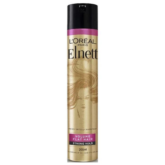 (LT) L'Oreal Elnett Hairspray Volume Flat Hair Strong Hold 200ml (Case of 6)