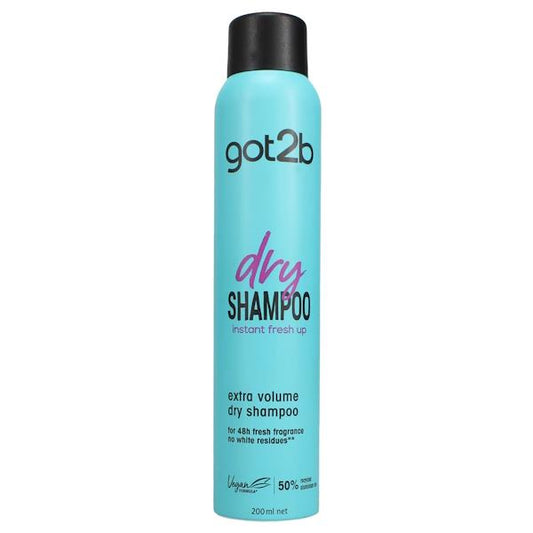 Schwarzkopf Got2b Dry Shampoo Extra Volume 200ml (Case of 6)