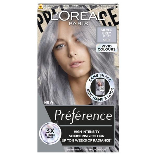 L'Oreal Preference Vivids 10.112 Silver Grey (Case of 3)