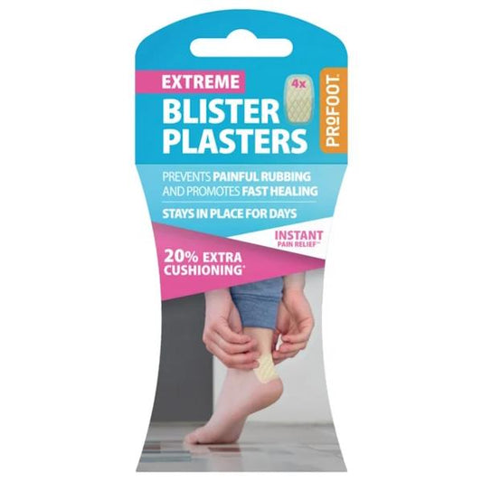 (LT) Profoot Blister Plasters Extreme 4 Plasters (Case of 6)