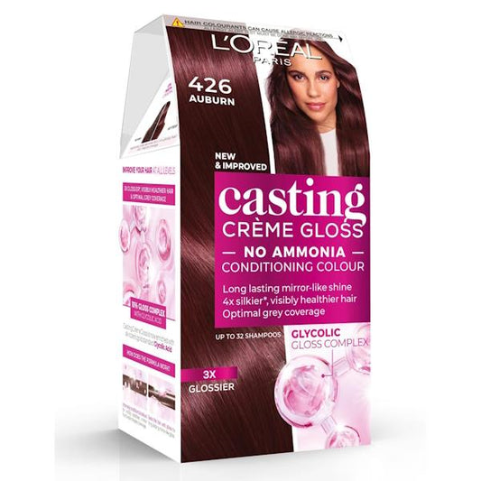 (LT) L'Oreal Casting Creme Gloss Hair Colour 426 Auburn (Case of 3)