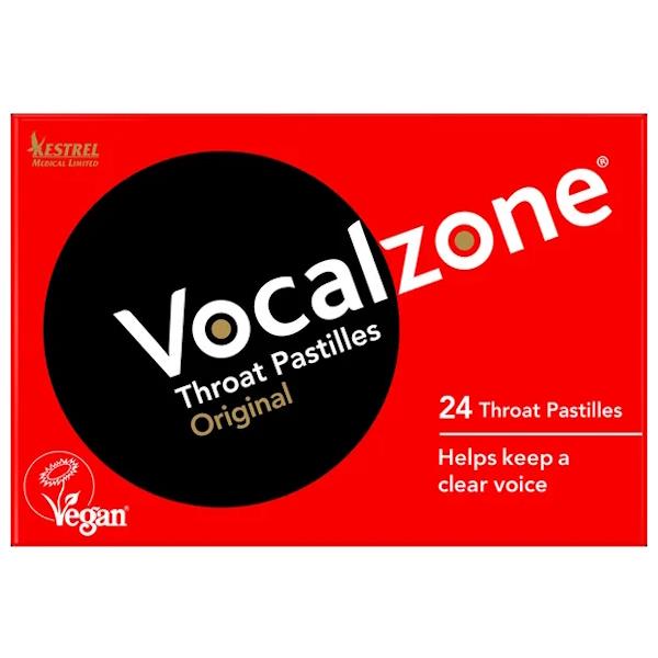 Vocalzones Original 24 Throat Pastilles (Case of 12)