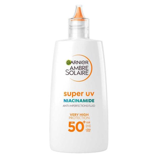 Garnier Ambre Solaire Super UV Niacinamide Anti Imperfections Fluid SPF50+ 40ml (Case of 6)