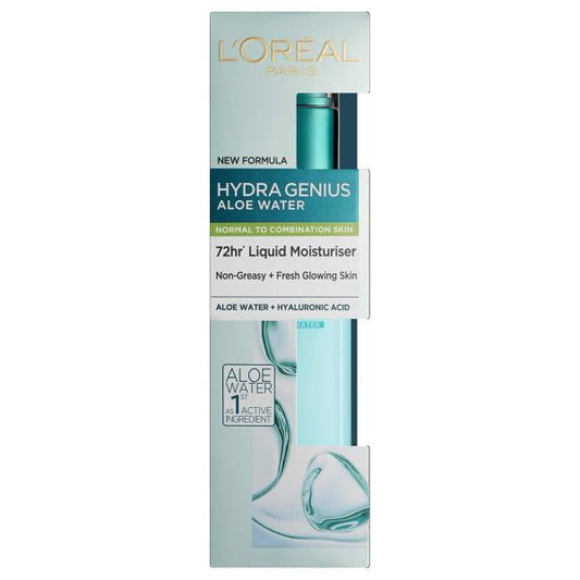 L'Oreal Hydra Genius Liquid Moisturiser Normal To Combination Skin 70ml (Case of 6)