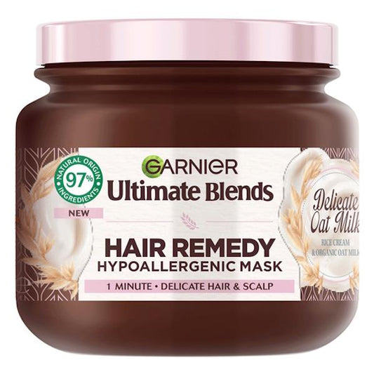 Garnier Ultimate Blends Hair Remedy Hypoallergenic Mask 340ml (Case of 6)