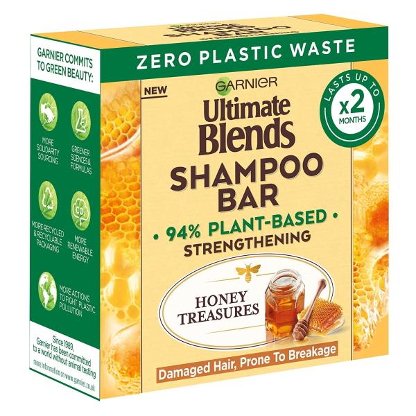 Garnier Ultimate Blends Shampoo Bar Strengthening Honey Treasures 60g (Case of 12)