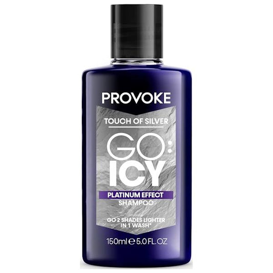 Provoke Touch of Silver Go Icy Platinum Effect Shampoo 150ml (Case of 6)