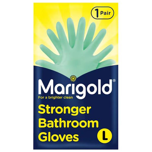 Marigold Stronger Bathroom Gloves Large 1 Pair (Case of 6)