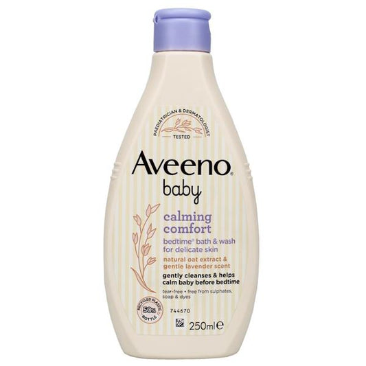 Aveeno Baby Calming Comfort Bedtime Bath & Wash 250ml