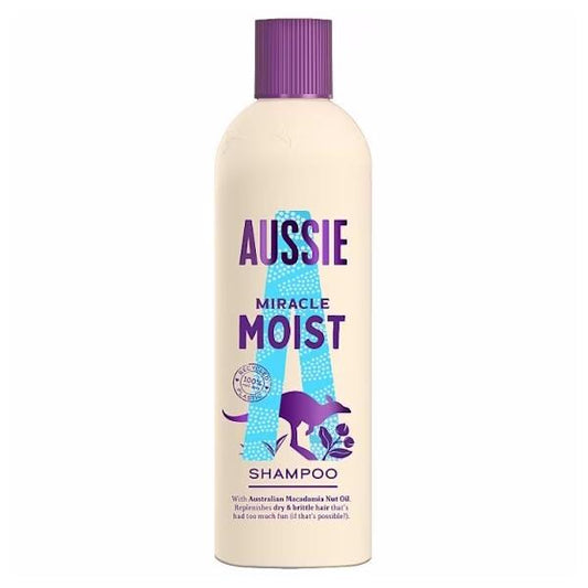 Aussie Miracle Moist Shampoo 300ml (Case of 6)