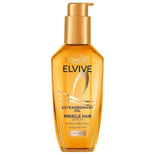 (LT) L'Oreal Elvive Extraordinary Oil Miracle Hair Serum Dry Hair 100ml (Case of 6)