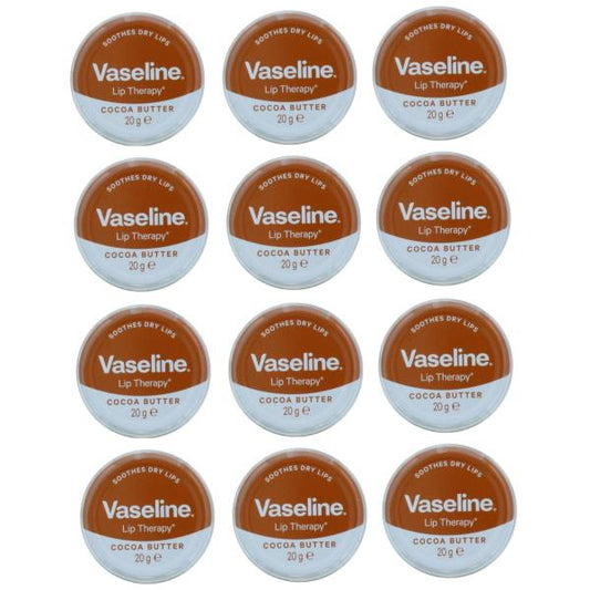 Vaseline Lip Therapy Cocoa Butter 20g (Case of 12)