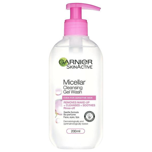 (LT) Garnier Skin Active Micellar Cleansing Gel Wash 200ml (Case of 6)