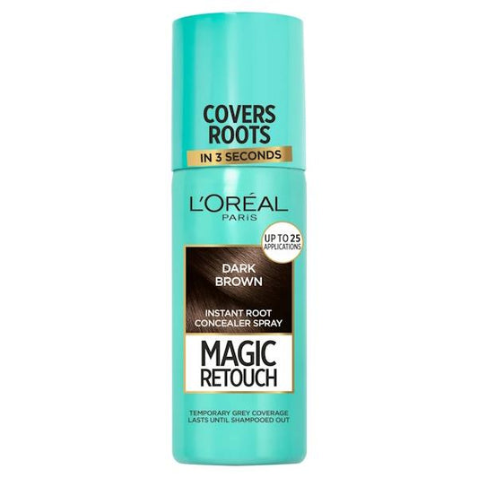 L'Oreal Magic Retouch Instant Root Concealer Spray Dark Brown 75ml (Case of 6)