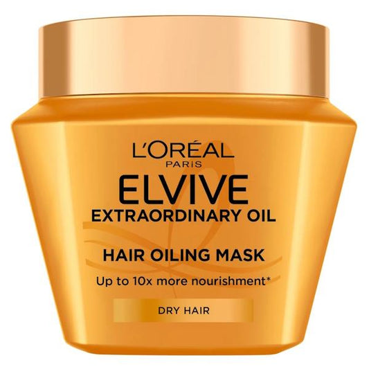 (LT) L'Oreal Elvive Extraordinary Oil Hair Oiling Mask 300ml (Case of 6)