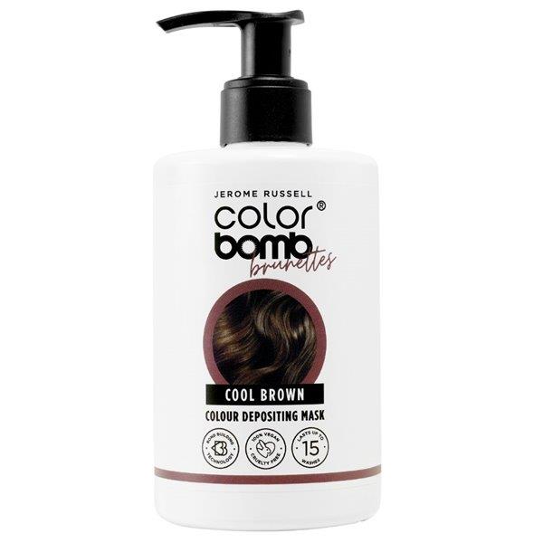 Jerome Russell Color Bomb Brunettes Cool Brown Colour Depositing Mask 300ml (Case of 6)