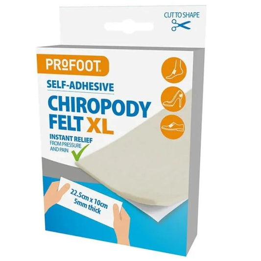 Profoot Self-Adhesive Chiropody Felt XL (Case of 6)