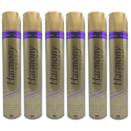 Harmony Gold Hairspray Extra Firm Hold 400ml (Case of 6)