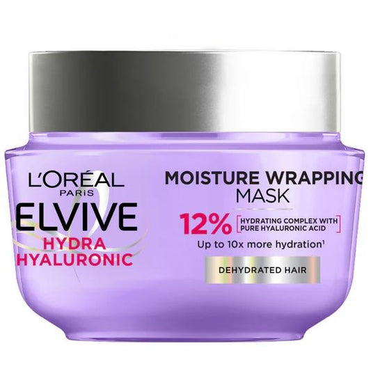 L'Oreal Elvive Hydra Hyaluronic Moisture Wrapping Mask 300ml (Case of 6)