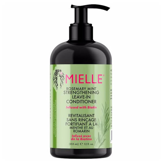 (LT) Mielle Rosemary Mint Strengthening Leave-In Conditioner 355ml (Case of 6)