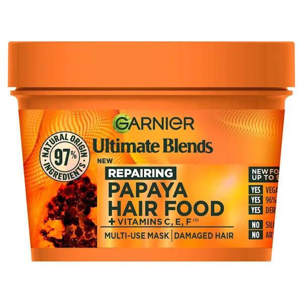 (LT) Garnier Ultimate Blends Hair Food Papaya Multi-Use Mask 400ml (Case of 6)