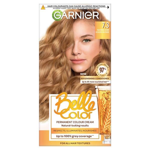 (LT) Garnier Belle Color Permanent Colour 7.3 Natural Dark Golden Blonde (Case of 3)