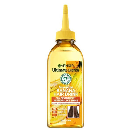 (LT) Garnier Ultimate Blends Nourishing Banana Hair Drink 200ml (Case of 6)