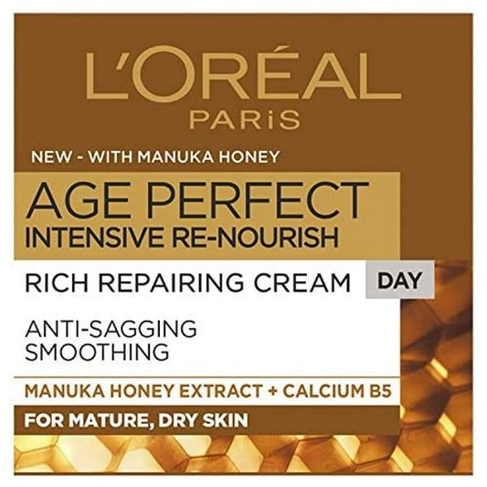 L'Oreal Paris Age Perfect With Manuka Honey Rich Repairing Day Cream 50ml (Case of 6)