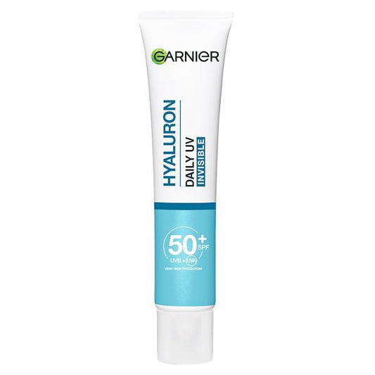 Garnier Hyaluron Barrier Protect Daily UV Fluid Invisible SPF50+ 40ml (Case of 6)