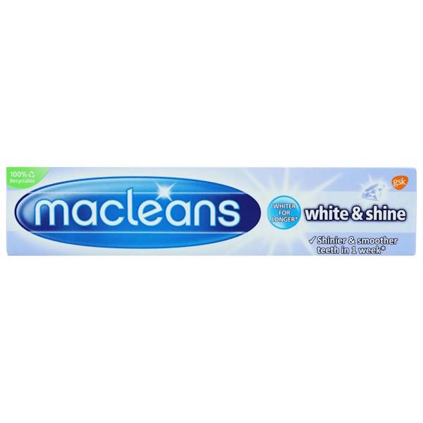 Macleans White & Shine Toothpaste 100ml (Case of 12)