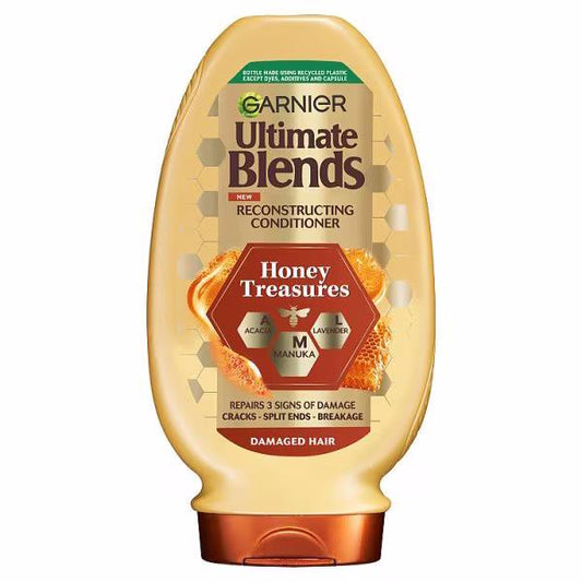 (LT) Garnier Ultimate Blends Honey Treasures Conditioner 400ml (Case of 6)
