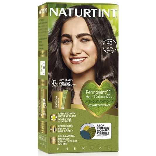 Naturtint Hair Colour Gel 4G Golden Chestnut (Case of 3)