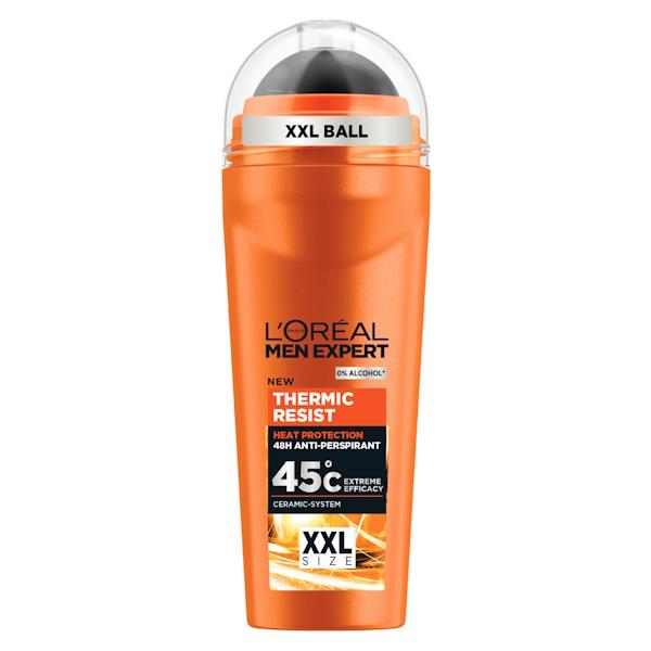 L'Oreal Men Expert Thermic Resist Anti-Perspirant Roll-On 100ml (Case of 6)