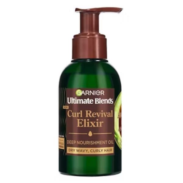 (LT) Garnier Ultimate Blends Avocado Oil & Shea Butter Curl Revival Elixir 120ml (Case of 6)