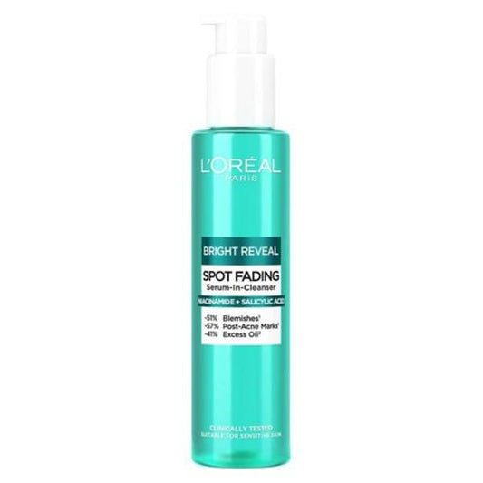 L'Oreal Bright Reveal Spot Fading Serum-In Cleanser 150ml (Case of 6)
