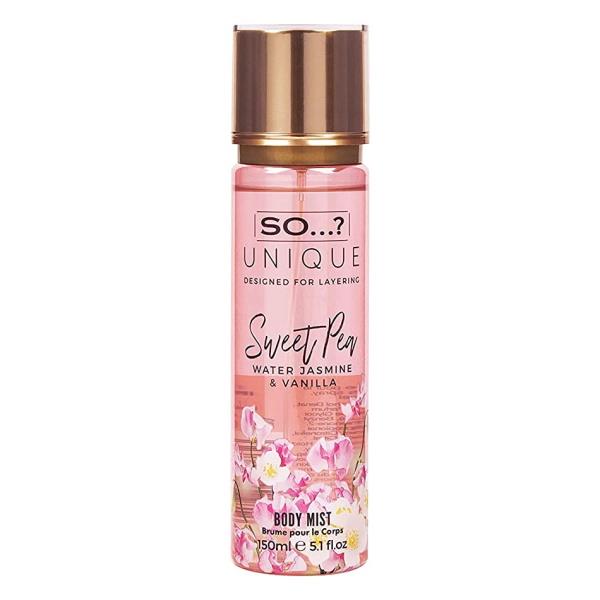 So...? Unique Sweet Pea Body Mist 150ml (Case of 4)