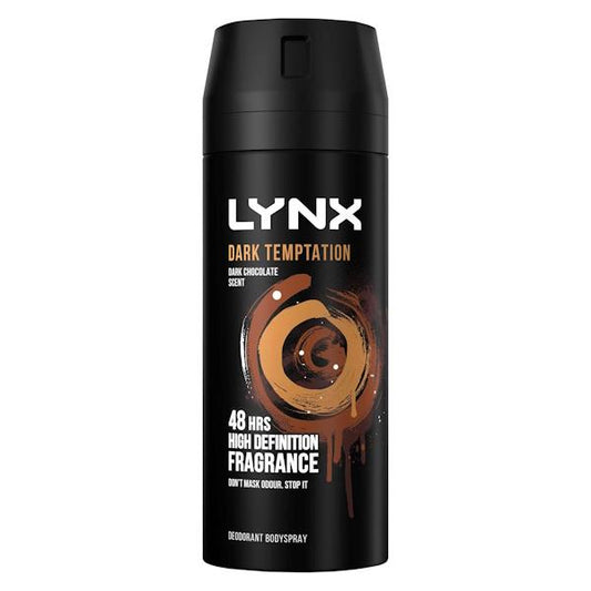 Lynx Dark Temptation Deodorant Bodyspray 150ml (Case of 6)