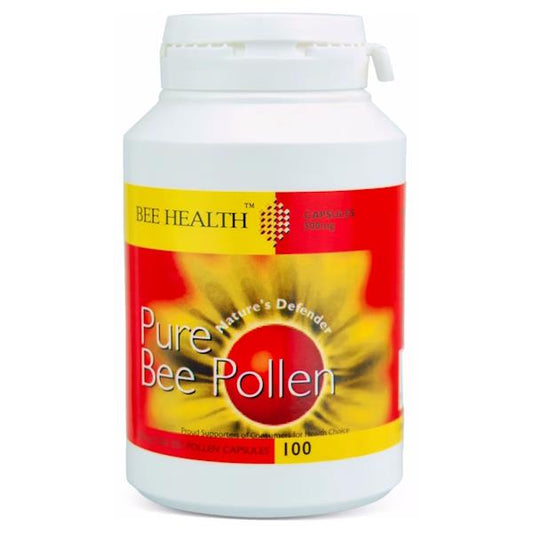 Bee Health Bee Pollen 500mg 100 Capsules (Case of 12)