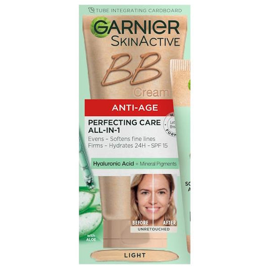 (LT) Garnier Skin Active BB Cream Anti-Age SPF15 Light 50ml (Case of 6)