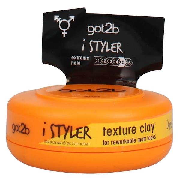 Schwarzkopf Got2b iStyler Texture Clay 75ml (Case of 6)